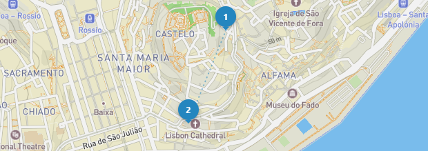 Route map, Lisbon